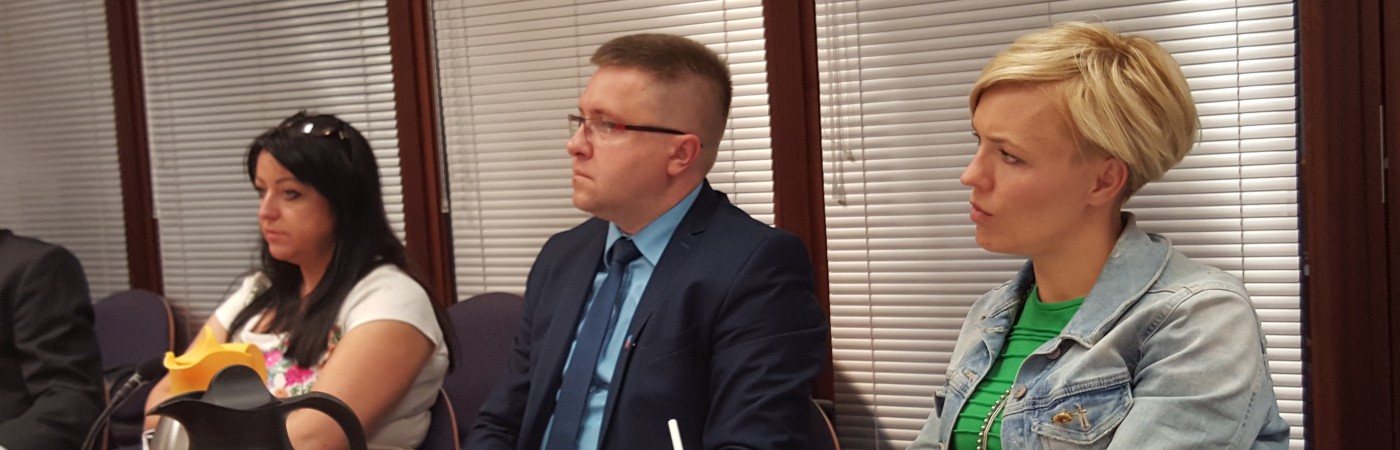 Uczestnicy spotkania Komitetu Sterującego w związku z realizacją inicjatywy Komisji Europejskiej „Lagging Regions”