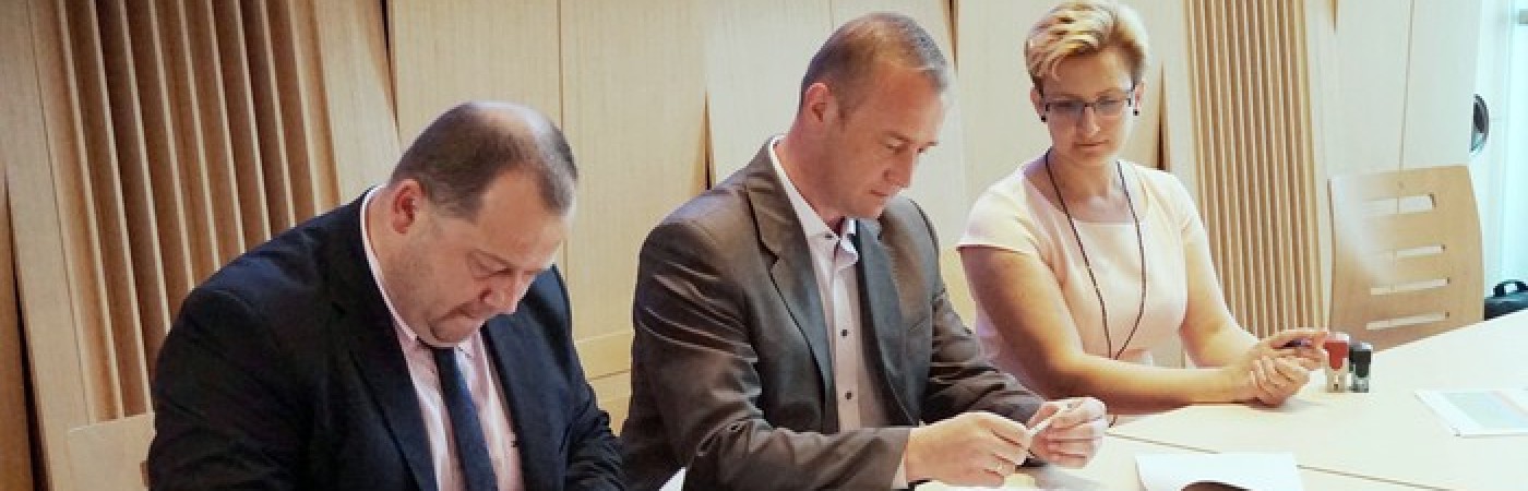 Podpisanie pre-umów w ramach działań 6.2 i 6.3 Regionalnego Programu Operacyjnego Województwa Świętokrzyskiego